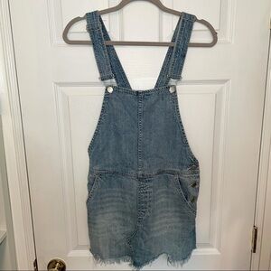 𝅺FREE People Blue Denim Jean Skirt Overalls 2